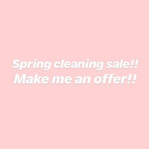 Spring cleaning sale! 🌷🌺💐